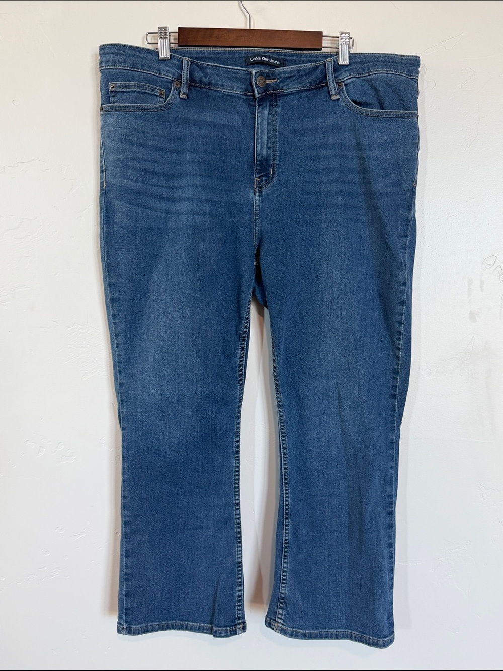 Calvin Klein Jeans Women's Boot Cut Denim in Medium Blue